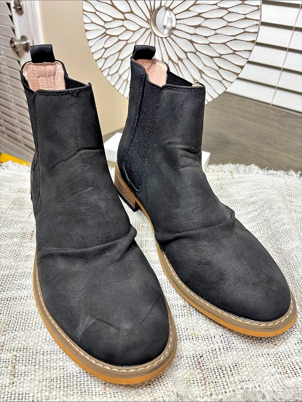 J75 by Jump Chelsea Men's Black Boots size 7.5